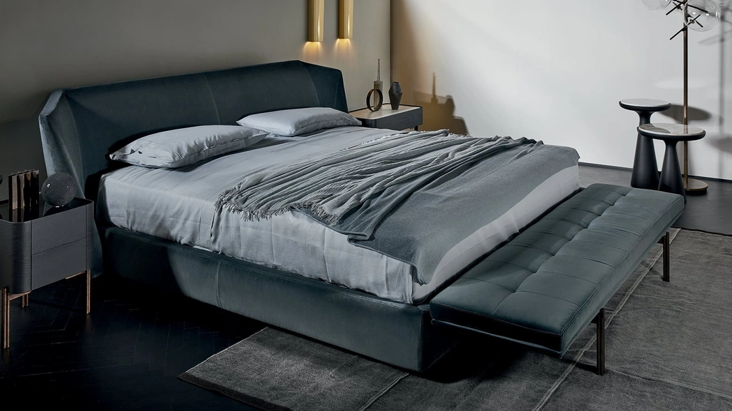 Letto in tessuto Xeni di Gallotti&Radice