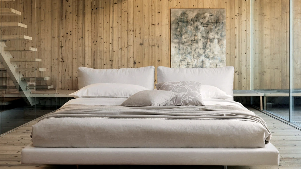 Letto in tessuto imbottito Ozium di Desirèe