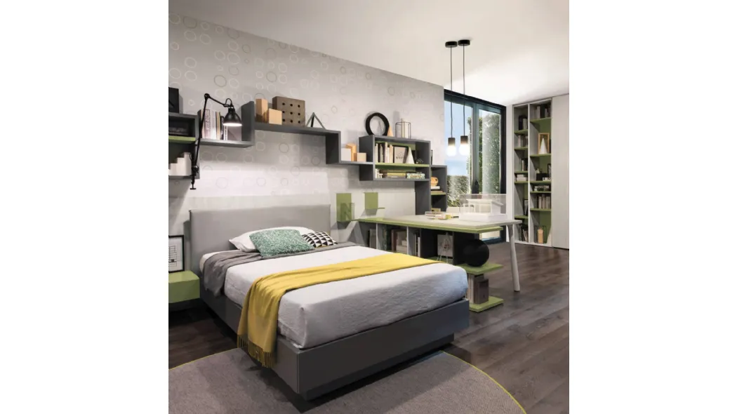 Letto singolo Bed 45 di Zalf