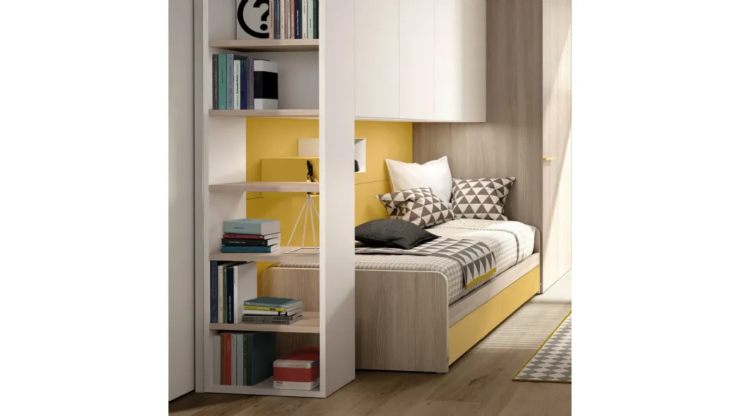 Letto Singolo Sandwich Line di Zalf