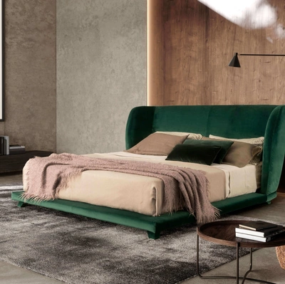 Letto imbottito Criss Cross di Valentini