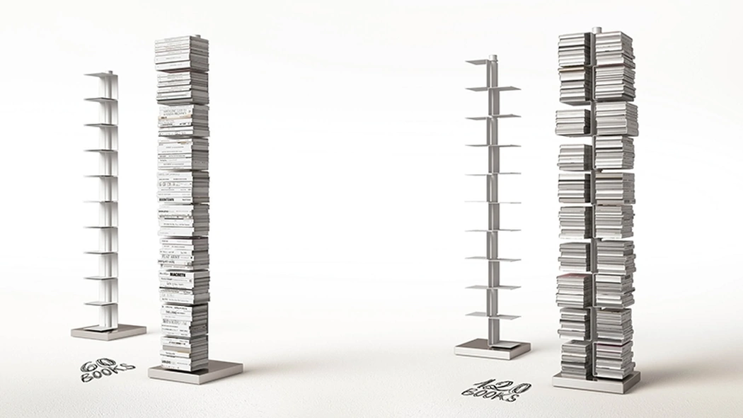 Libreria verticale autoportante Cleopatra di Minotti Italia
