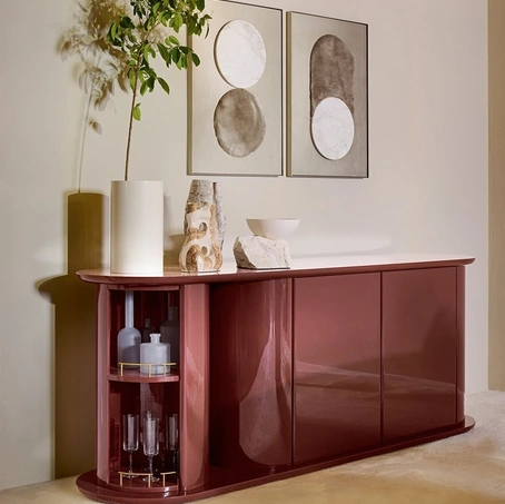 Madia Hide Seek Door in legno laccato lucido di Gallotti&Radice