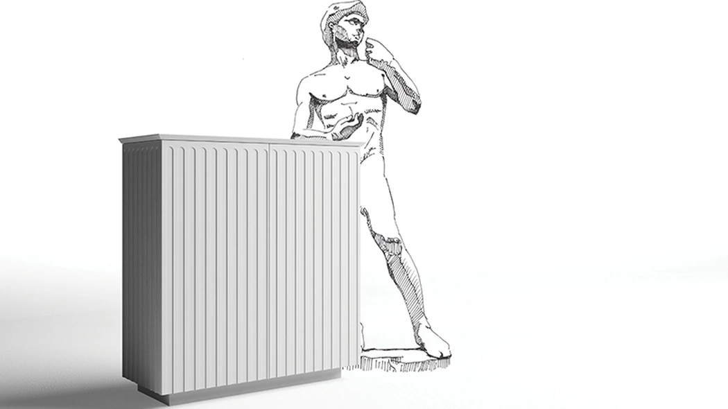 Madia Athena Verticale di Minotti Italia
