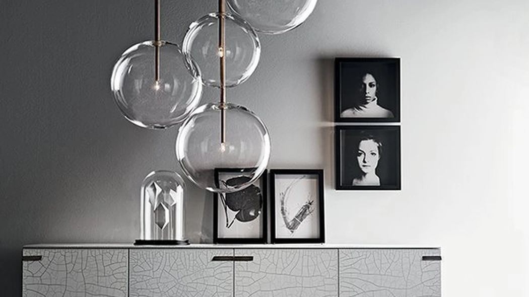 Madia Pandora Craquelé in cristallo decorato di Gallotti&Radice