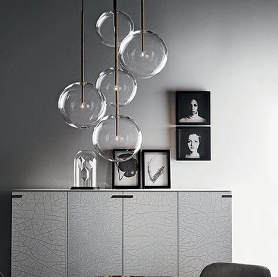 Madia Pandora Craquelé in cristallo decorato di Gallotti&Radice