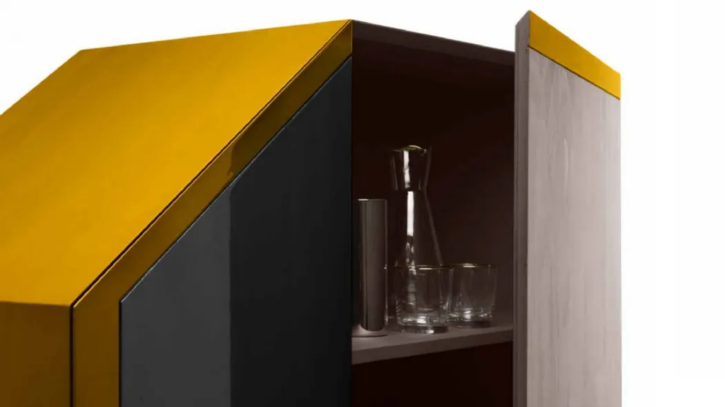 Madia in legno di design Ritratti di Mogg
