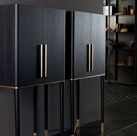 Madia Tama in frassino tinto nero di Gallotti&Radice