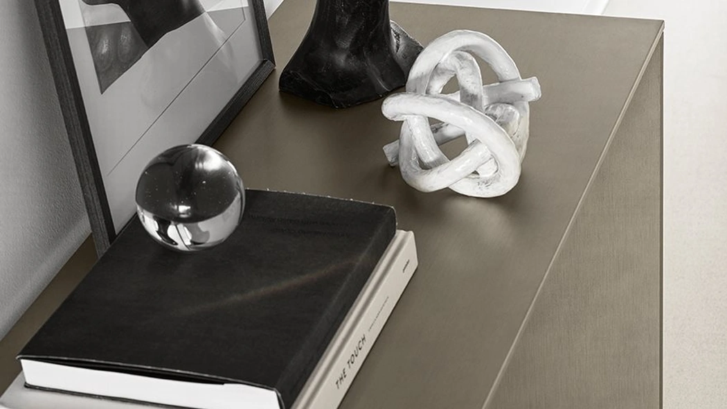 Mobile ingresso Dolm Console in legno rivestita in cristallo di Gallotti&Radice