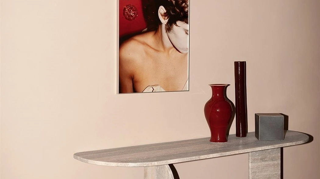 Mobile ingresso in pietra Selce Console di Gallotti&Radice