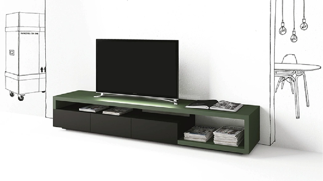 Mobile Porta Tv Ode di Minotti Italia