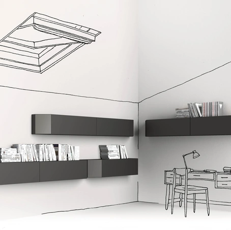 Mobile sospeso Canto di Minotti Italia