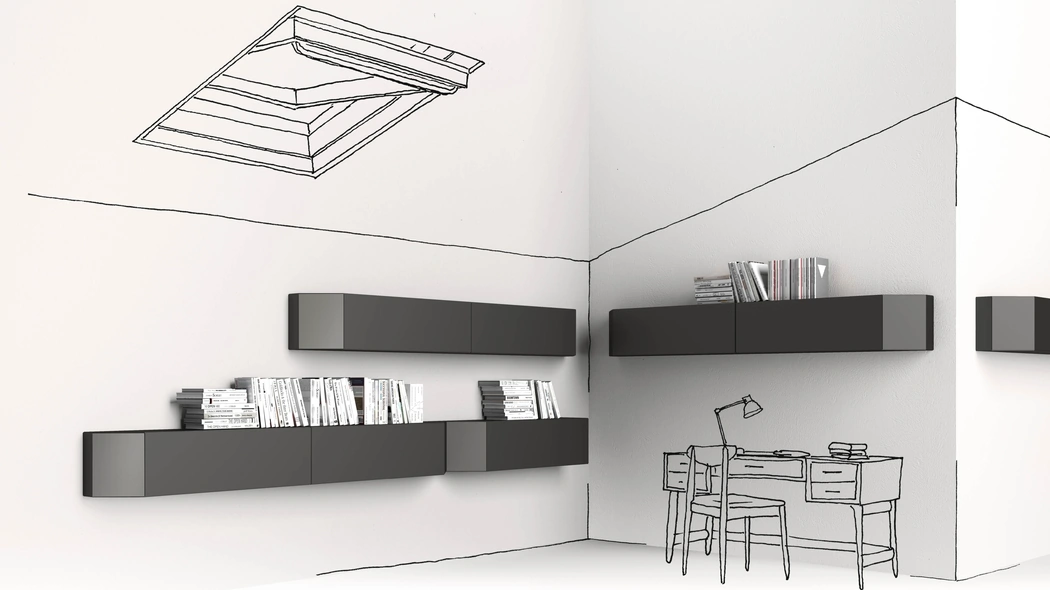 Mobile sospeso Canto di Minotti Italia