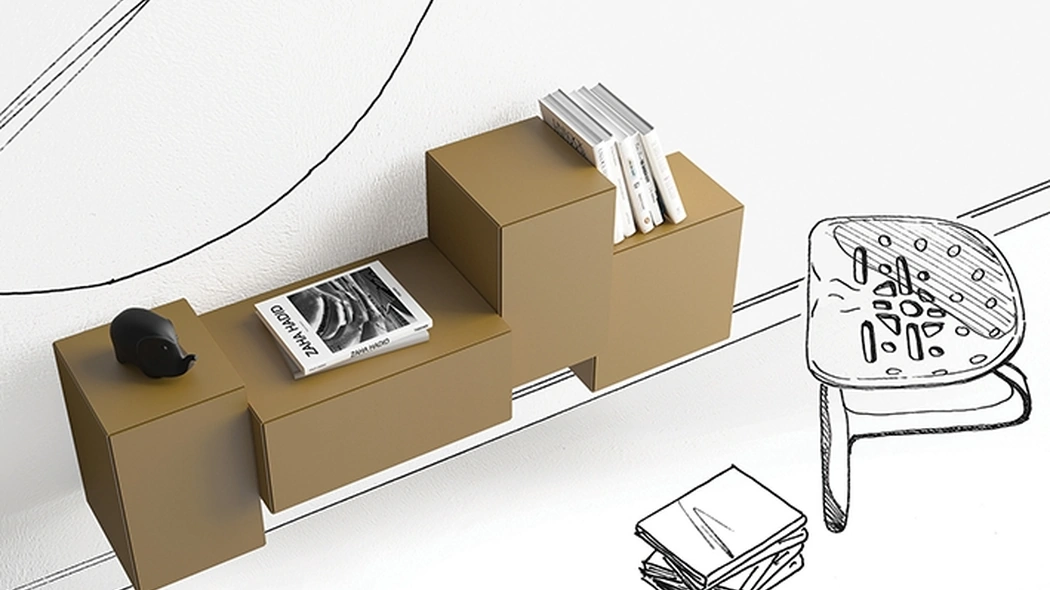 Mobile sospeso Little Italy di Minotti Italia