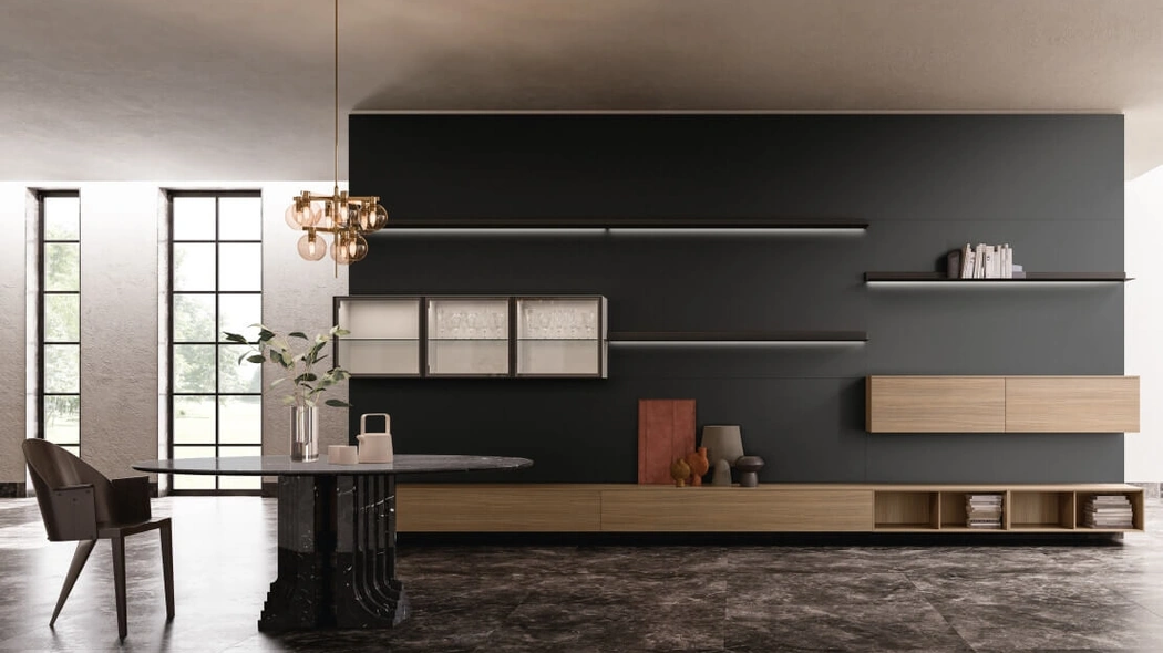 Parete Attrezzata SpaceMakers day SM2225 di Zalf