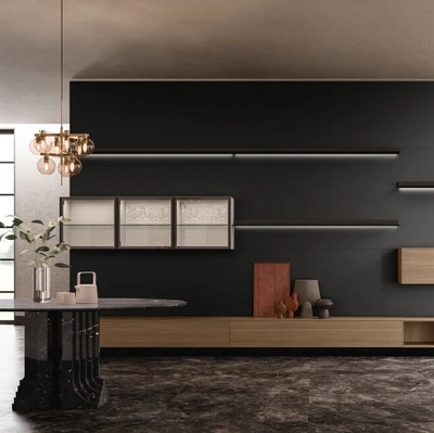 Parete Attrezzata SpaceMakers day SM2225 di Zalf