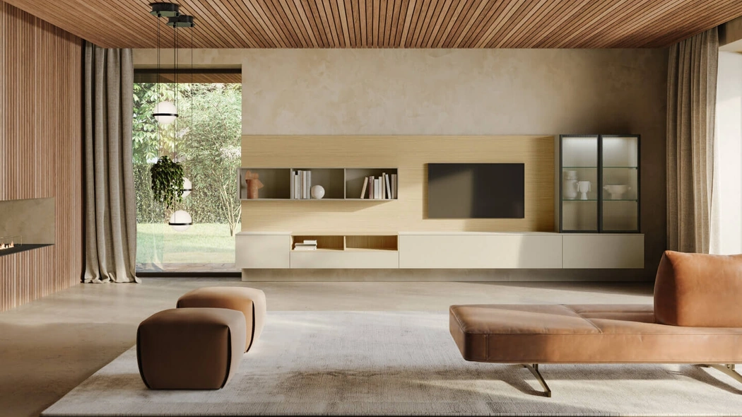 Parete Attrezzata SpaceMakers day SM2521 di Zalf