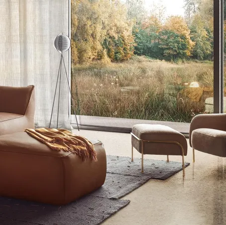 Poltroncina di design in tessuto Le Midì di Desirèe