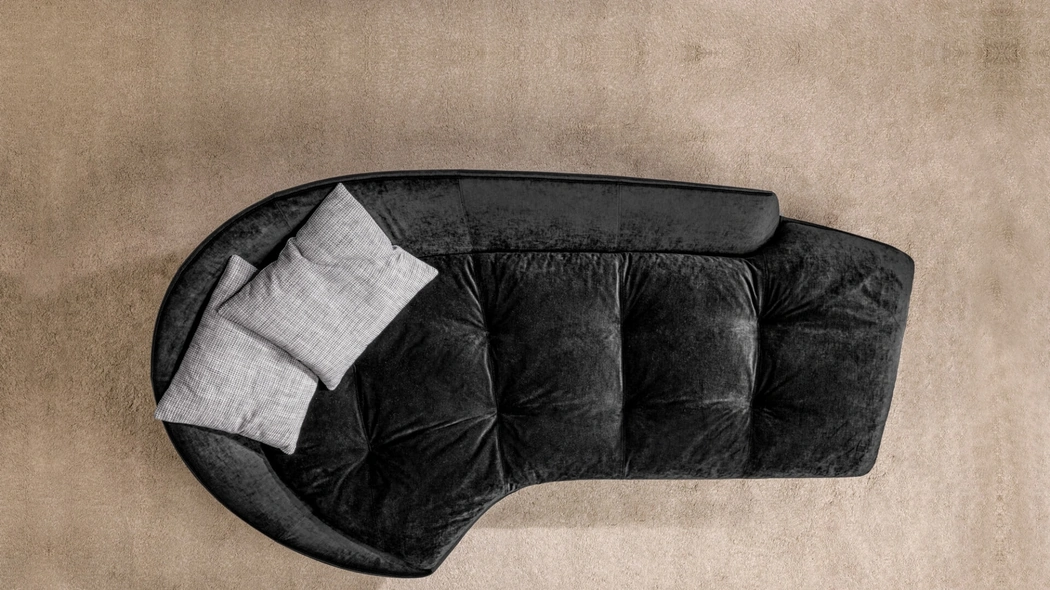 Divano di design in tessuto Boè di Desirèe