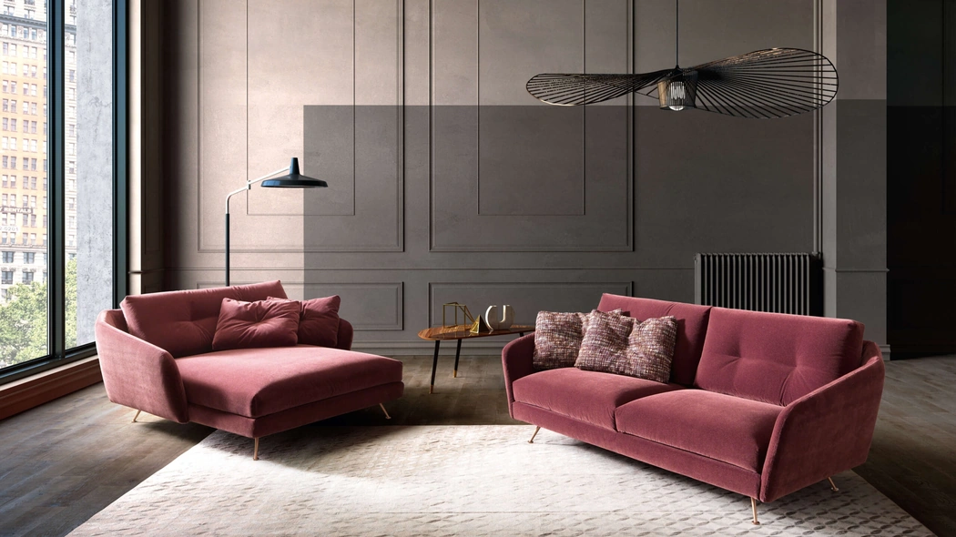 Divano lineare Duke di Valentini