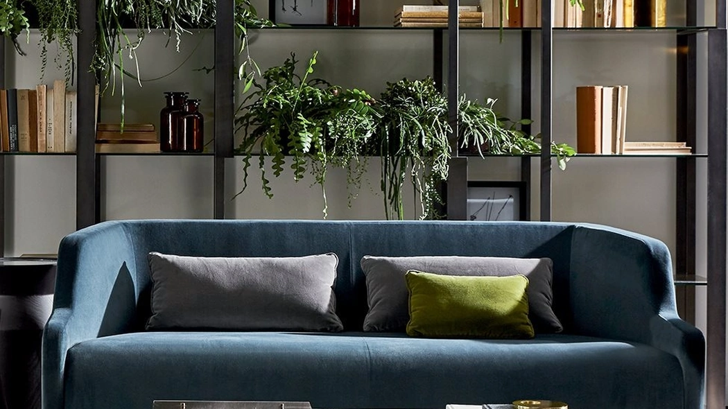Divano lineare in tessuto First di Gallotti&Radice