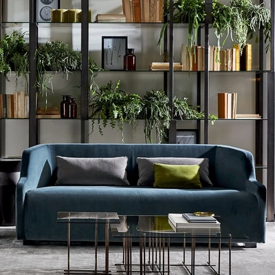 Divano lineare in tessuto First di Gallotti&Radice