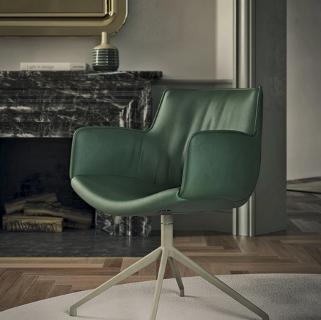 Sedia girevole Rhonda Turn di Cattelan Italia