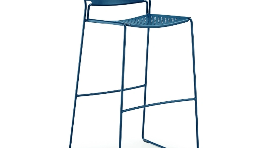 Sgabello Slim in metallo di Midj