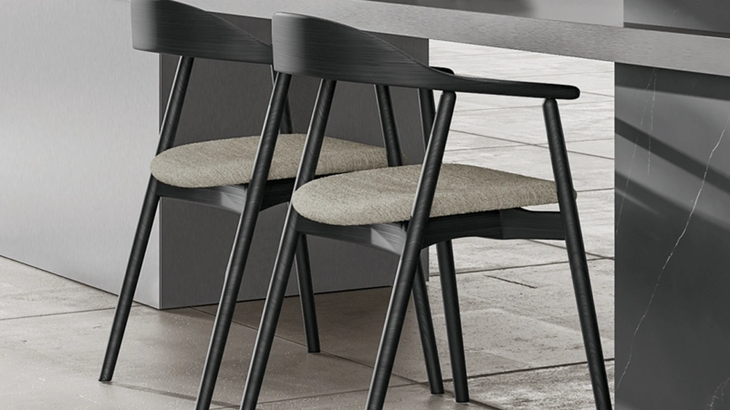 Sedia Wolly in rovere di Dall'Agnese