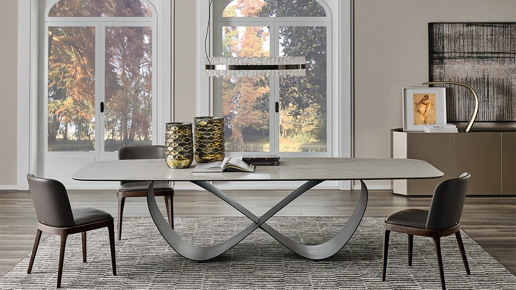 Tavolo Butterfly Keramik di Cattelan Italia