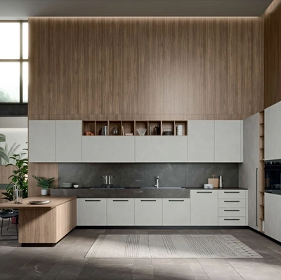 Cucina Moderna Area 22 Maniglia con penisola di Dibiesse
