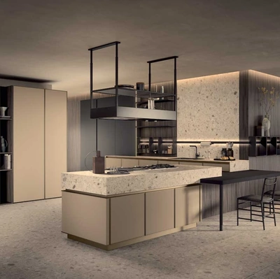 Cucina Moderna Coco con penisola di Dibiesse