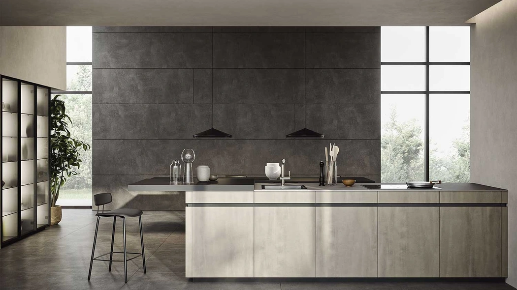 Cucina Moderna Dj con penisola di Dibiesse