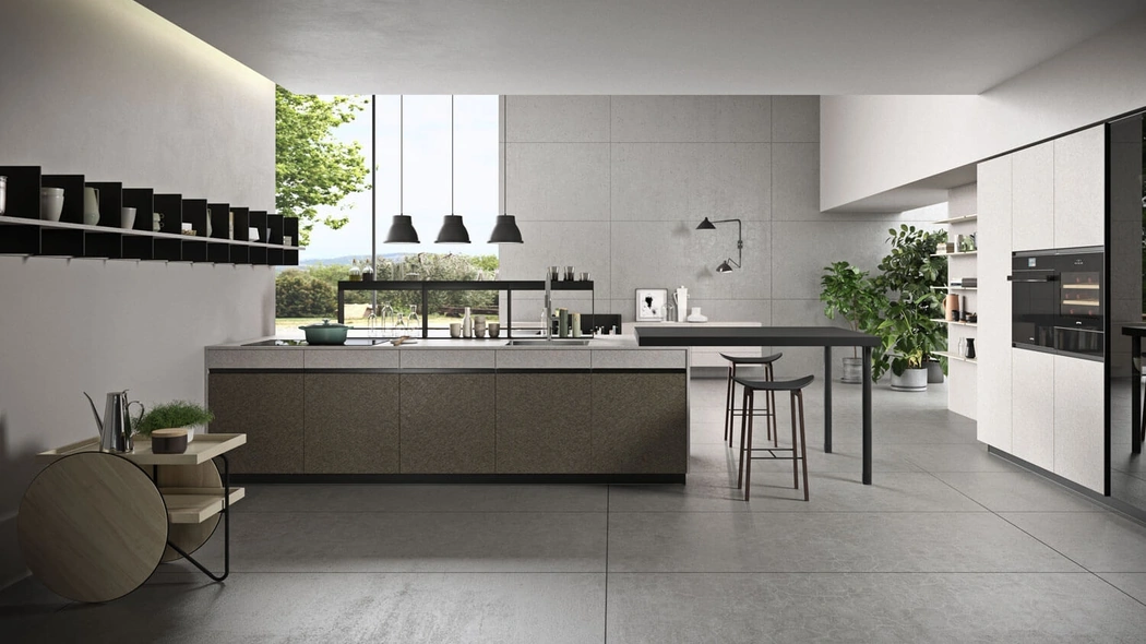 Cucina Moderna Dj con penisola di Dibiesse