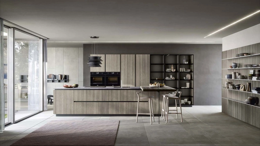 Cucina Moderna Emporio Gola con isola di Dibiesse