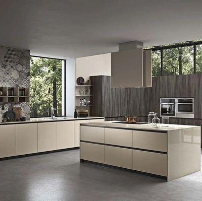 Cucina Moderna Emporio Job con isola di Dibiesse