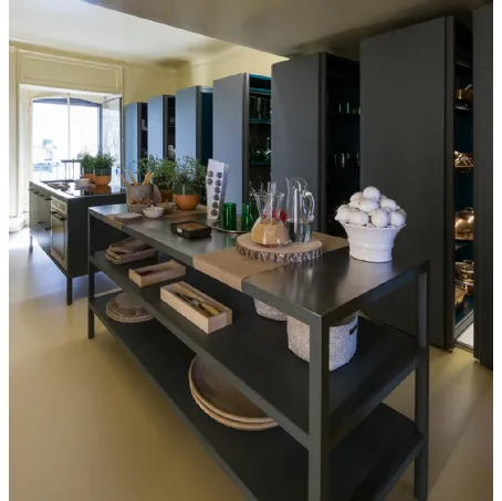 Cucina Moderne in acciaio Frame Cucine 4 di Fantin