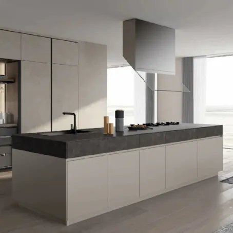 Cucina moderna M2 Monoliti Beige Arizona di Meson's Cucine