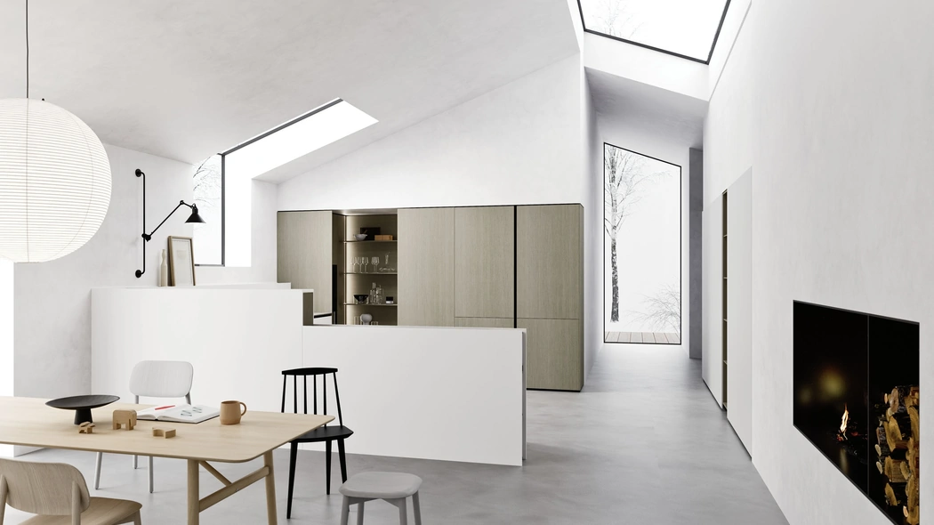 Cucina Moderna angolare ME Trim Artico di Meson's Cucine