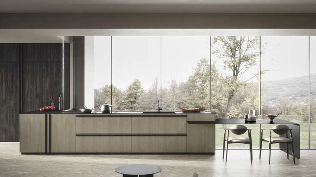 Cucina Moderna Riga con penisola di Dibiesse
