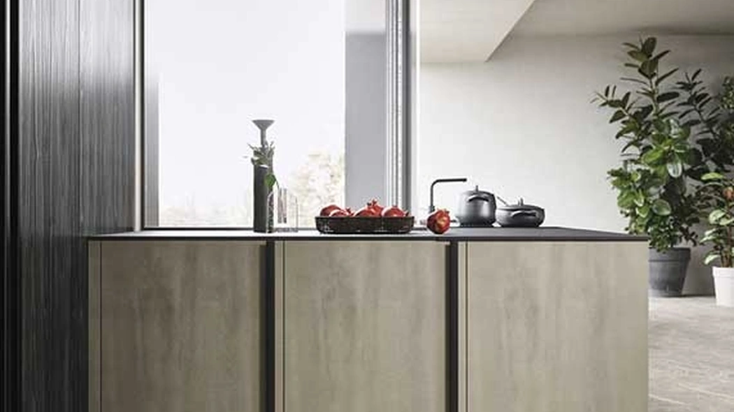 Cucina Moderna Riga con penisola di Dibiesse