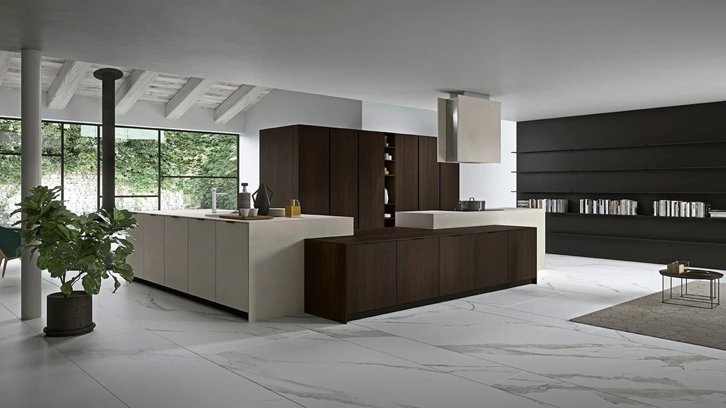 Cucina Moderna Vestimi con isola di Dibiesse