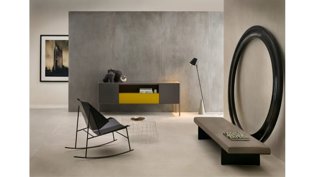 Piastrelle Concreto effetto cemento Extra Light di Lea Ceramiche