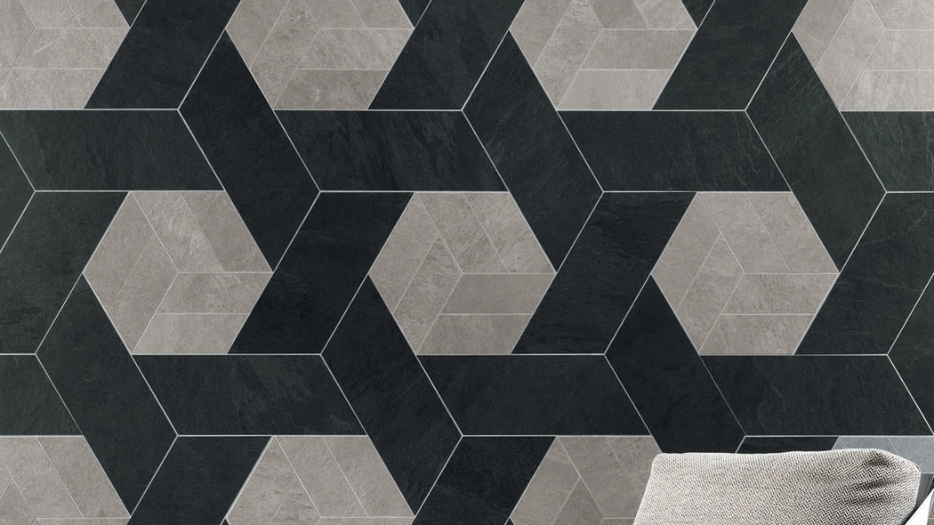 Piastrelle Waterfall Dark Flow Basket di Lea Ceramiche