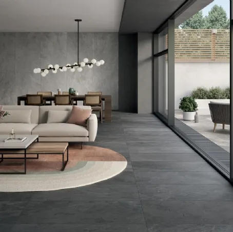 Piastrelle Waterfall Silver Flow e Gray di Lea Ceramiche