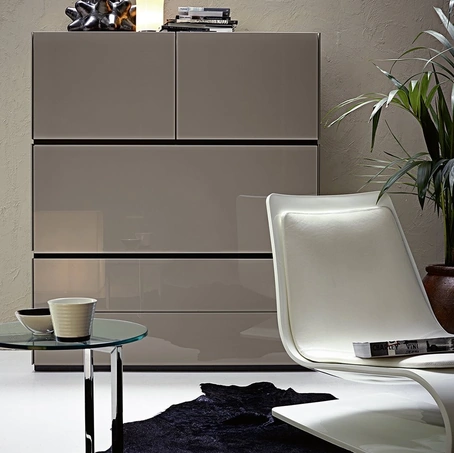 Mobile Ufficio Air Up rivestito in cristallo di Gallotti&Radice