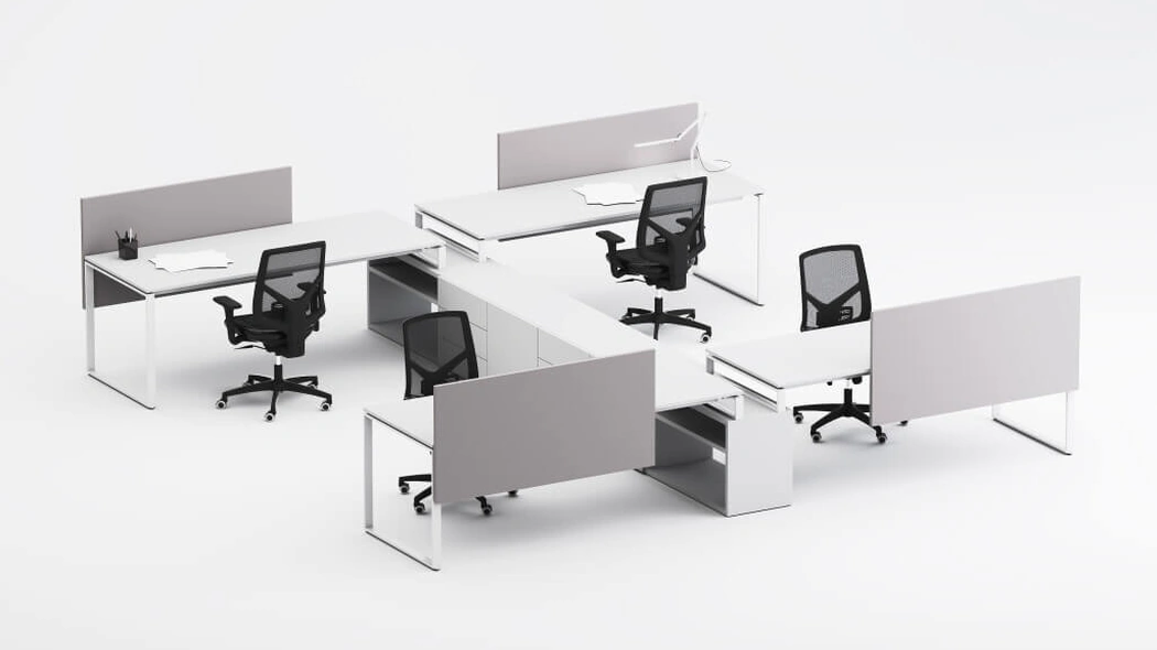 Scrivania operativa SM2572 di Zalf