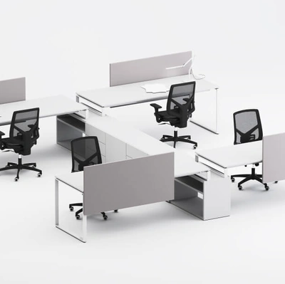 Scrivania operativa SM2572 di Zalf