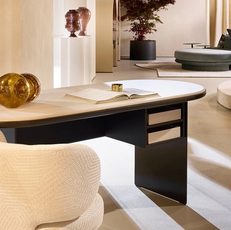 Scrivania direzionale Sensei Desk in legno laccato di Gallotti&Radice