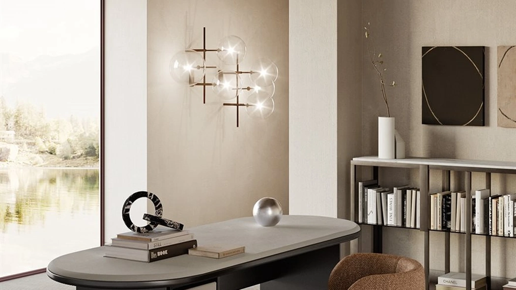 Scrivania direzionale Sensei Desk in legno laccato di Gallotti&Radice